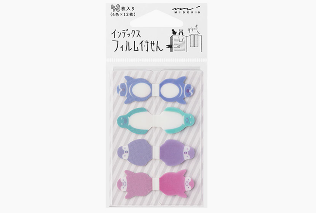 インデックス フィルム付せん紙 ペンギン柄